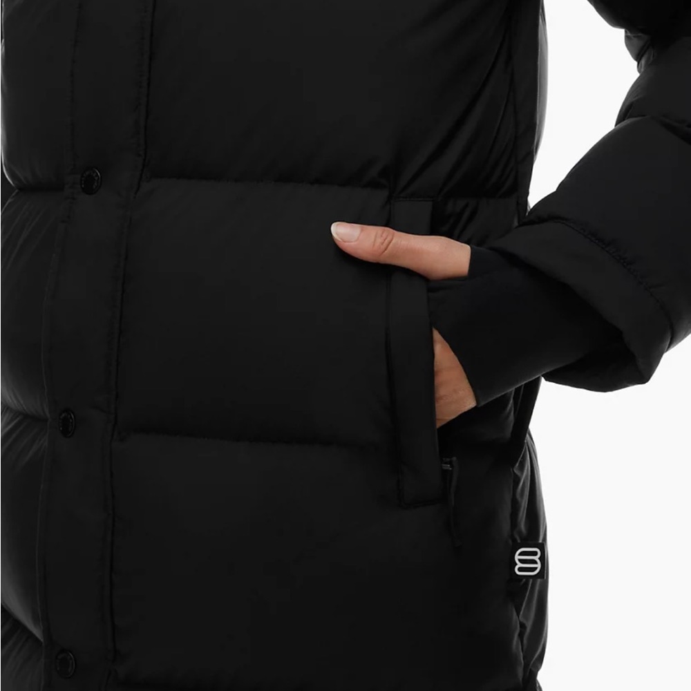 Aritzia Black Puffer Coat - Picture 7 of 16